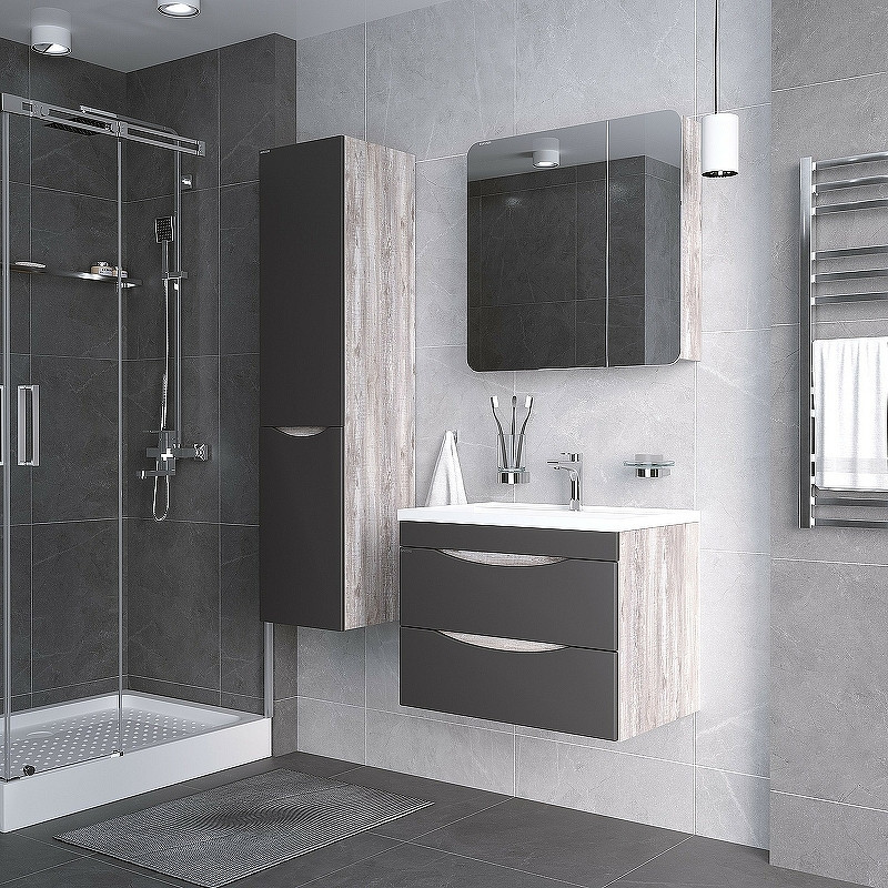 Зеркальный шкаф Grossman Талис 80 L 208009