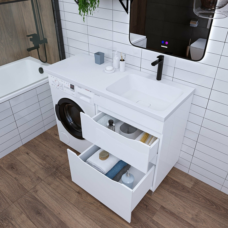 Раковина Grossman Madera Камилла 110 R 1101032 с местом под стиральную машину