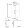Душевой уголок Grossman Cosmo 110x100 120.K33.02.1110.42.00