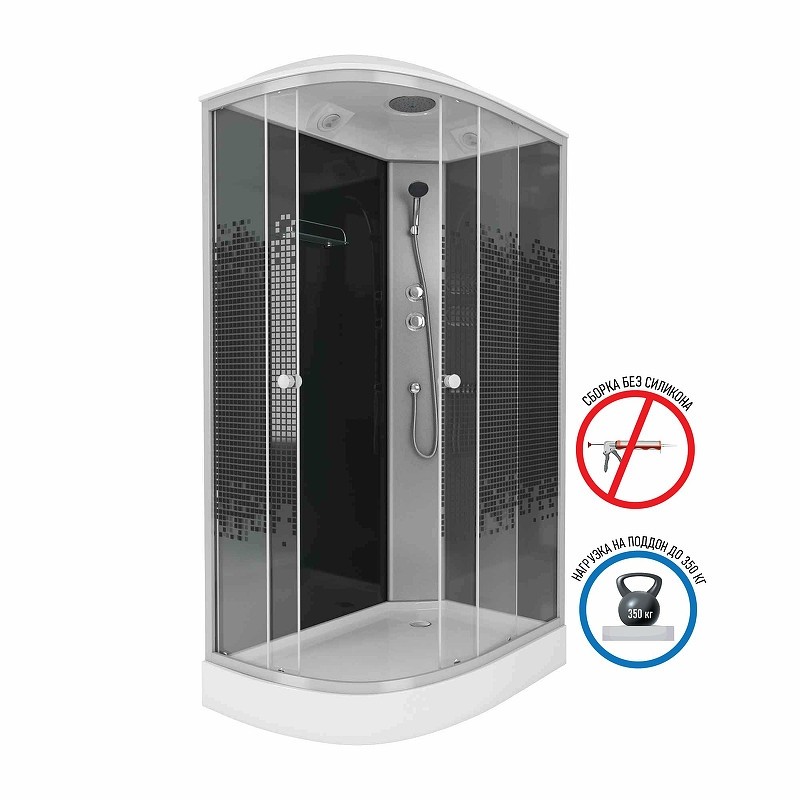 Душевая кабина Niagara Eco 120x80 R NG-4512-14R