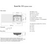 Раковина Grossman Madera Камилла 120 R 1101017 с местом под стиральную машину