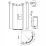 Душевой уголок Grossman Classic 90х90 301.K33.04.9090.21.00