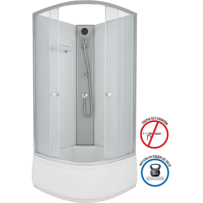 Душевая кабина Niagara Eco 90x90 E90/40/MT/BK