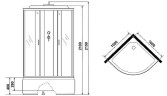 Душевая кабина Niagara Classic 100х100 NG-6709-14F