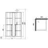 Душевая кабина Niagara Standart 100x100 R ST100/15QR/KL/BKT