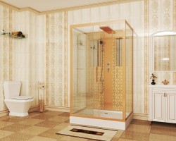 Душевая кабина Niagara Luxe NG-7711GBK 120x90
