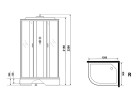 Душевая кабина Niagara Classic 130х90 R NG-33394-14R