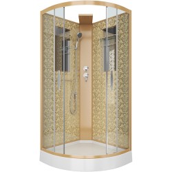 Душевая кабина Niagara Luxe NG-7715GBK 90x90