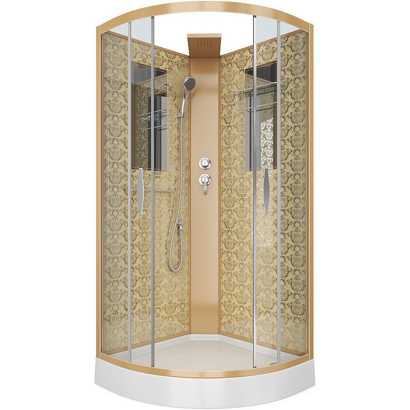 Душевая кабина Niagara Luxe NG-7715GBK 90x90