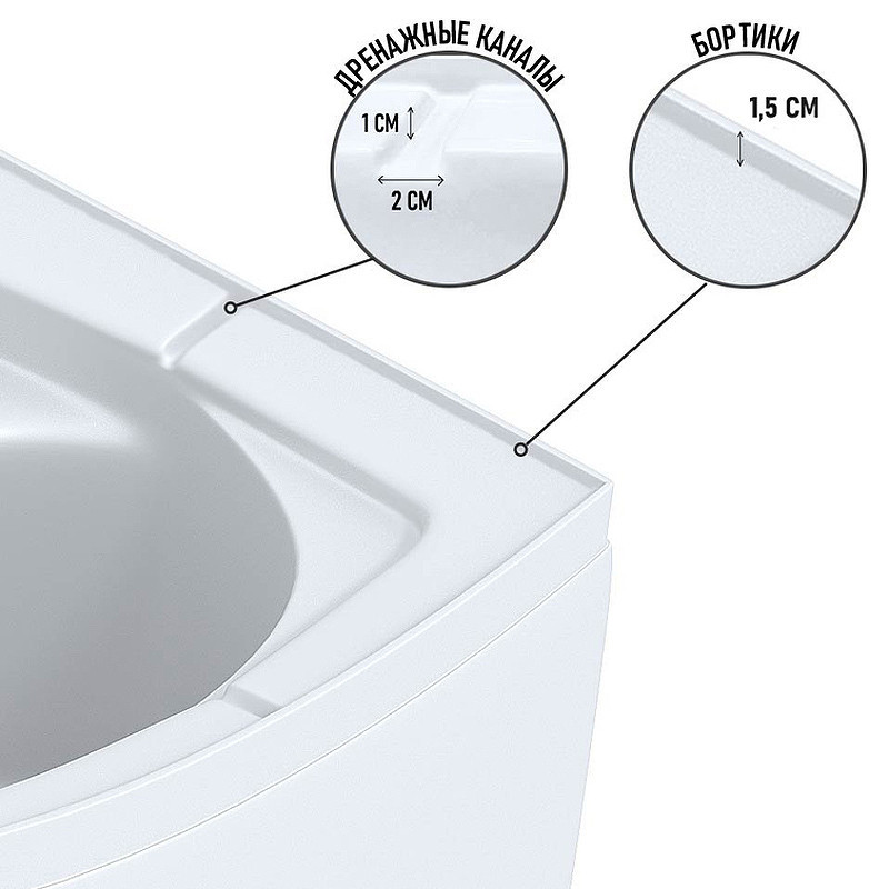 Душевая кабина Niagara Eco 90x90 E90/40/TN/BK