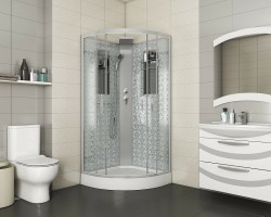 Душевая кабина Niagara Luxe NG-7715WBK 90x90