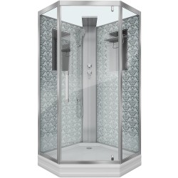 Душевая кабина Niagara Luxe NG-7799WBK 90x90
