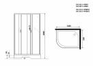 Душевая кабина Niagara Classic 120x80 R NG-3312-14RBKG