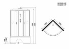 Душевая кабина Niagara Classic 100x100 NG-2509-14P