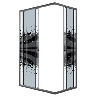Душевой уголок Niagara Eco 120х80 NG-1012-14QBLACK