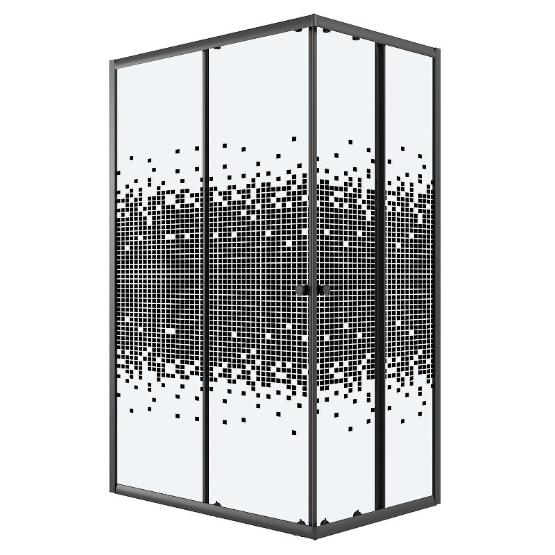 Душевой уголок Niagara Eco 120х80 NG-1012-14QBLACK