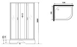Душевая кабина Niagara Classic 120х90 L NG-33294-14LBKG