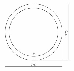 Зеркало Grossman Cosmo 77 9D770 с подсветкой