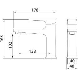 Смеситель для раковины Grossman Classic 510.K35.04.210