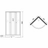 Душевая кабина Niagara Eco 90x90 E90/13/MT/BK