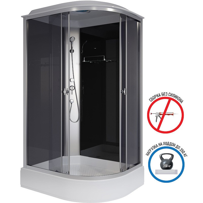 Душевая кабина Niagara Eco 120x80 L E120/80/26L/TN