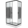 Душевой уголок Niagara Eco 120х80 NG-012-14Q Black