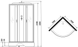 Душевая кабина Niagara Classic 100x100 NG-6702-14