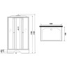 Душевая кабина Niagara Promo 120x90 P120/90/26Q/MT