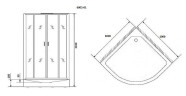 Душевая кабина Niagara Premium 100x100 NG-6002-01