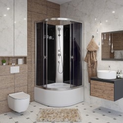 Душевая кабина Niagara Eco 80x80 E80/40/TN/BK