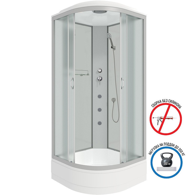 Душевая кабина Niagara Classic 90x90 NG-3301-14G