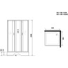 Душевая кабина Niagara Classic 90x90 NG-1108-14BKG