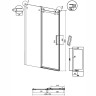 Душевая дверь Grossman Classic 110 100.K33.04.110.32.00
