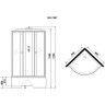 Душевая кабина Niagara Eco 80x80 E80/40/TN