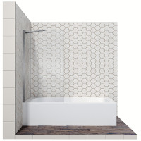 Шторка на ванну Ambassador Bath Screens 80х140 16041103