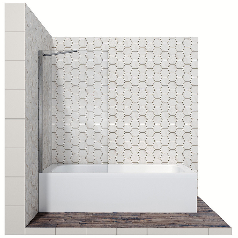Шторка на ванну Ambassador Bath Screens 80х140 16041103