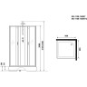 Душевая кабина Niagara Classic 90x90 NG-1108-14BKTG