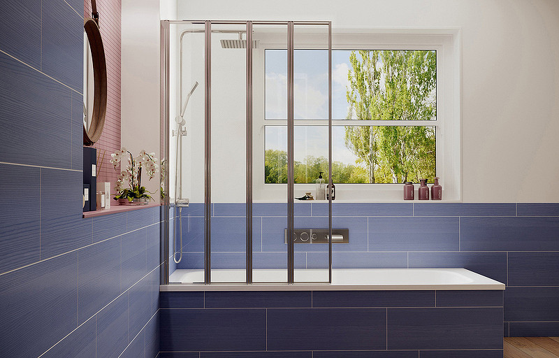 Шторка на ванну Ambassador Bath Screens 90х140 16041110L