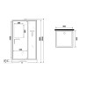 Душевая кабина Niagara Standart 90х90 ST90/15Q/BK