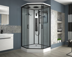 Душевая кабина Niagara Premium 90x90 NG-6901-01GD Black