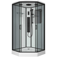 Душевая кабина Niagara Premium 100x100 NG-6902-01GD Black