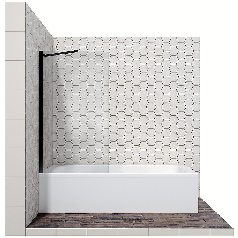 Шторка на ванну Ambassador Bath Screens 80х140 16041207