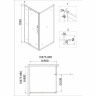 Душевой уголок Niagara Nova 90х90 NG-83-9AB-A90B