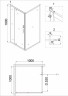 Душевой уголок Niagara Nova 100х100 NG-0200-08 BLACK