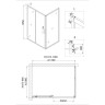 Душевой уголок Niagara Nova 110х100 NG-62-11A-A100
