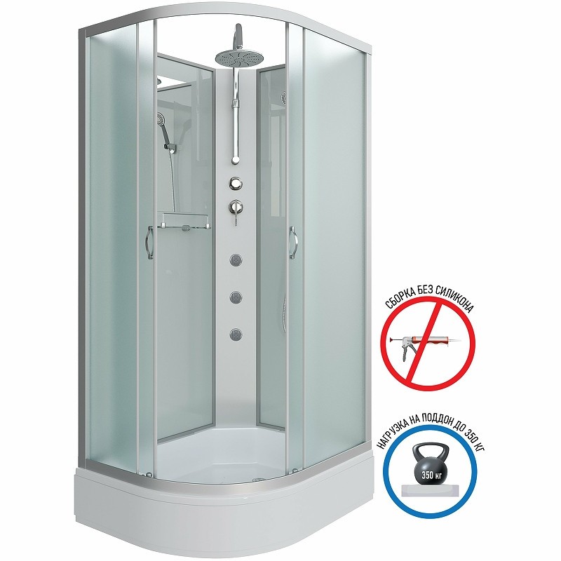 Душевая кабина Niagara Classic 100х90 R NG-33094-14RBKTG