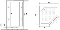 Душевая кабина Niagara Luxe 100x100 NG-7702DG