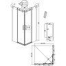Душевой уголок Grossman Classic 100х100 300.K33.04.1010.21.10