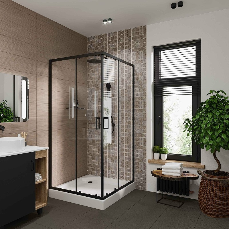 Душевой уголок Niagara Nova 80х80 NG-6888-08 BLACK