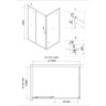 Душевой уголок Niagara Nova 130х80 NG-62-13A-A80